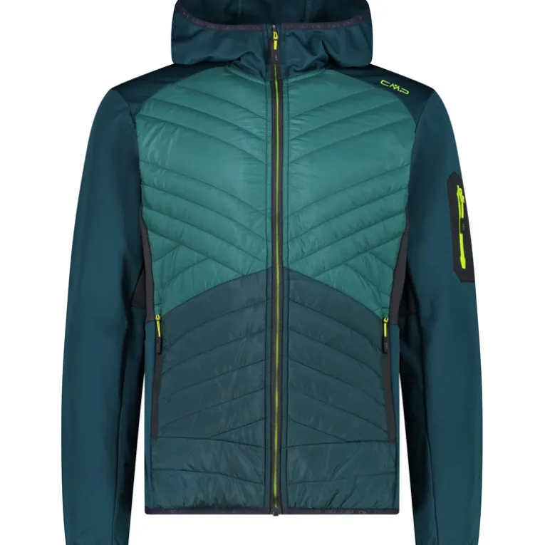 Herren Hybrid Hoodie Jacke