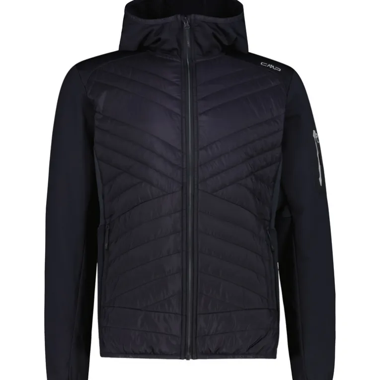 Herren Hybrid Hoodie Jacke