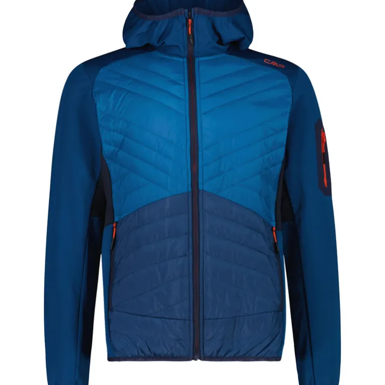 Herren Hybrid Hoodie Jacke