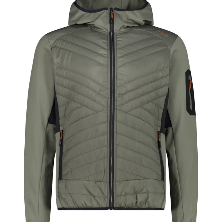Herren Hybrid Hoodie Jacke