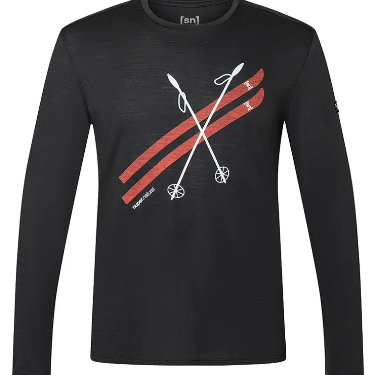 Herren Kryssede Ski Longsleeve