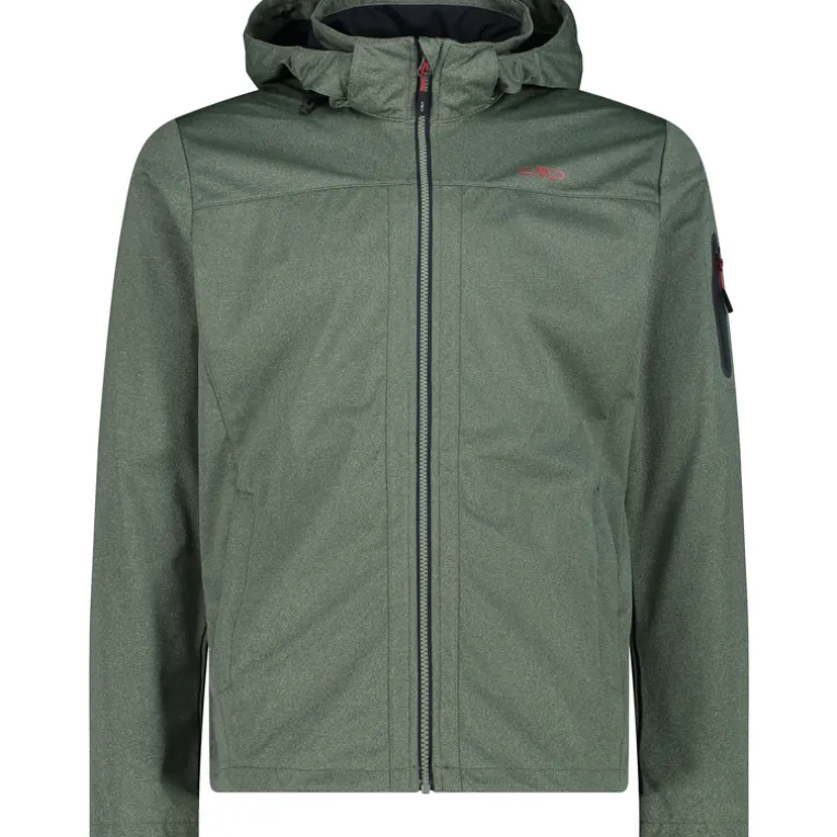 Herren Light Softshell Melange Jacke