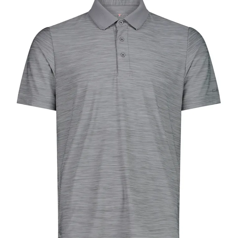 Herren Melange Polo T-Shirt