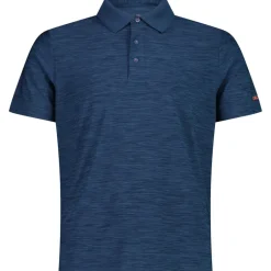 Herren Melange Polo T-Shirt