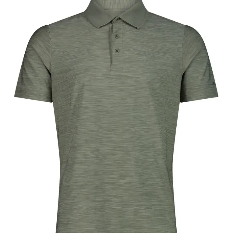 Herren Melange Polo T-Shirt
