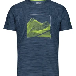 Herren Melange Print T-Shirt