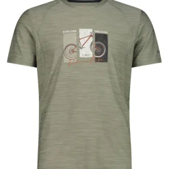 Herren Melange Print T-Shirt