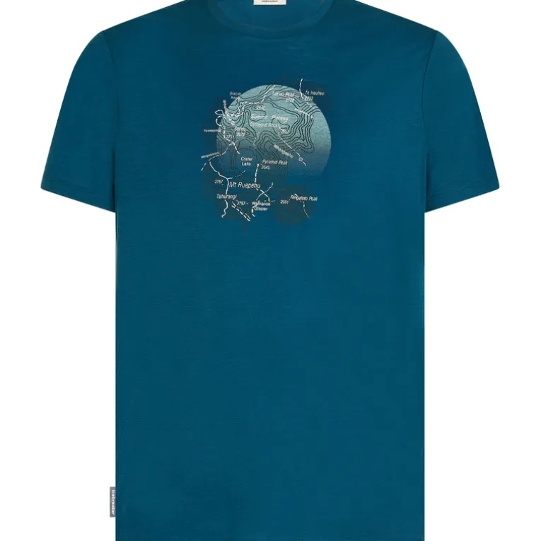 Herren Merino 150 Tech Lite Ruapehu Round T-Shirt