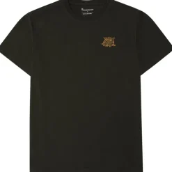 Herren Owl Chest Embroidery T-Shirt
