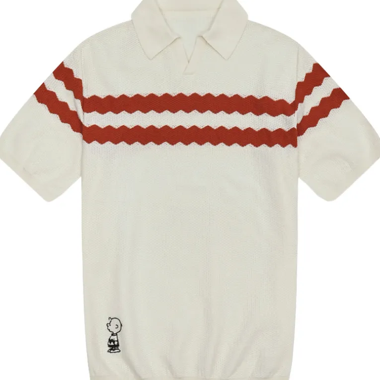Herren Peanuts Polo T-Shirt