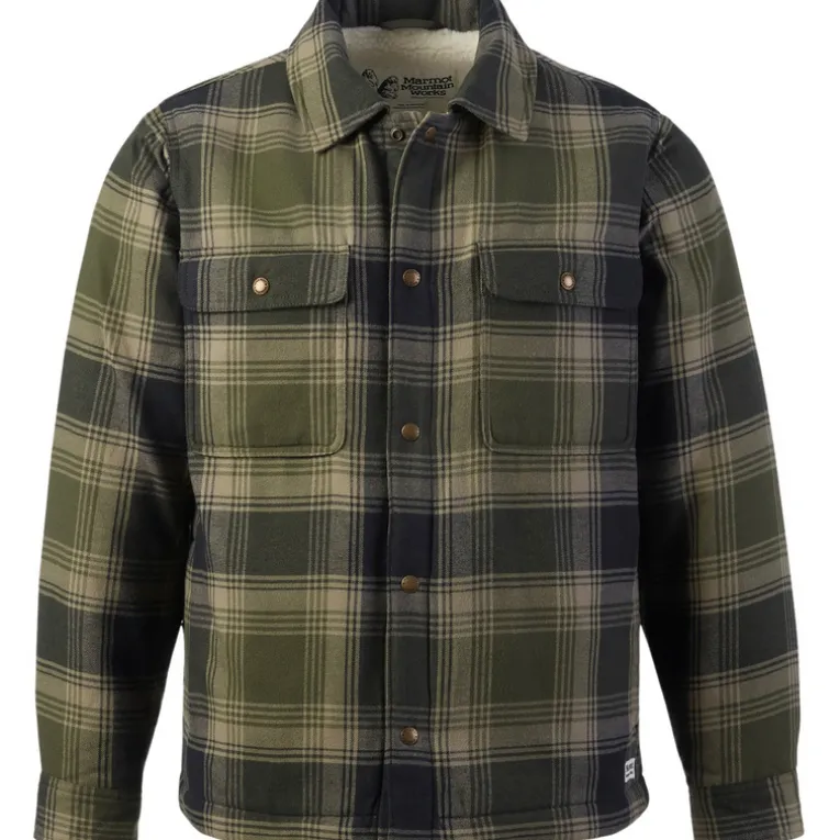 Herren Ridgefield Sherpa Flannel Jacke