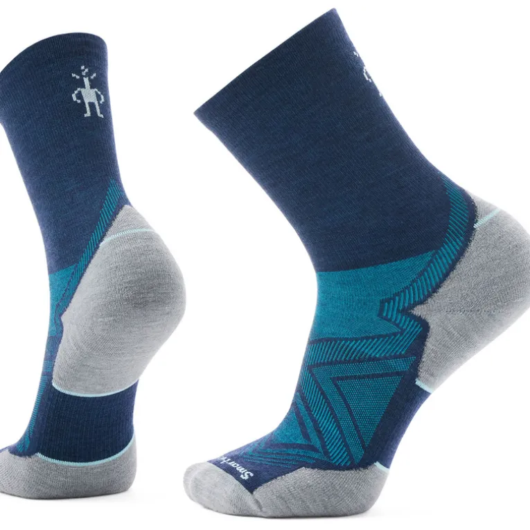 Herren Run Targeted Cushion Mid Crew Socken