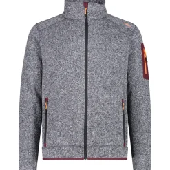 Herren Strick Fleece Jacke