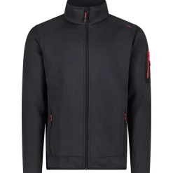 Herren Strick Fleece Jacke
