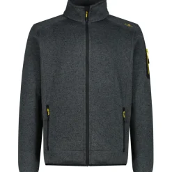 Herren Strick Fleece Jacke