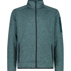 Herren Strick Fleece Jacke