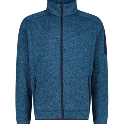 Herren Strick Fleece Jacke