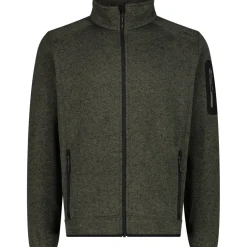 Herren Strick Fleece Jacke