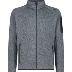 Herren Strick Fleece Jacke