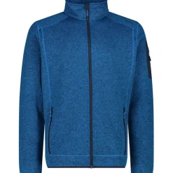 Herren Strick Fleece Jacke