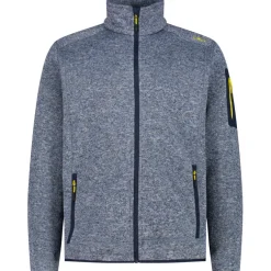 Herren Strick Fleece Jacke