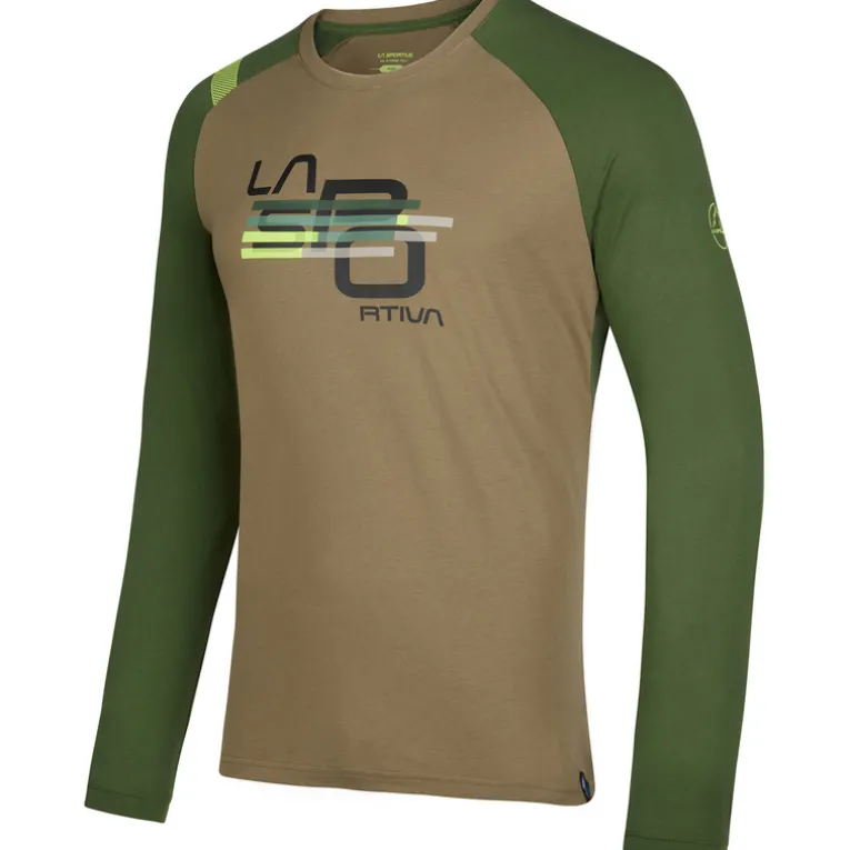 Herren Stripe Cube Longsleeve