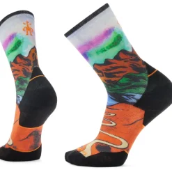 Herren Trail Run Targeted Singletrack Print Crew Socken