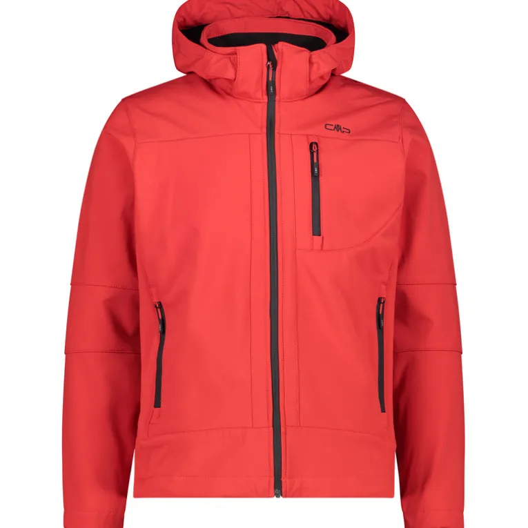 Herren Zip Hoodie Softshell Jacke