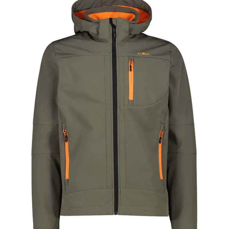 Herren Zip Hoodie Softshell Jacke