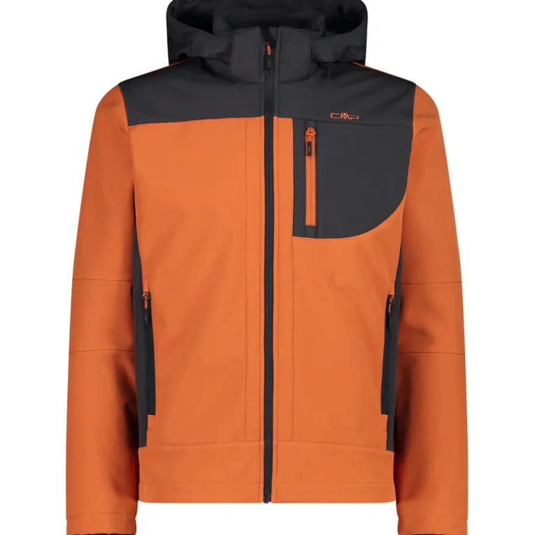 Herren Zip Hoodie Softshell Jacke
