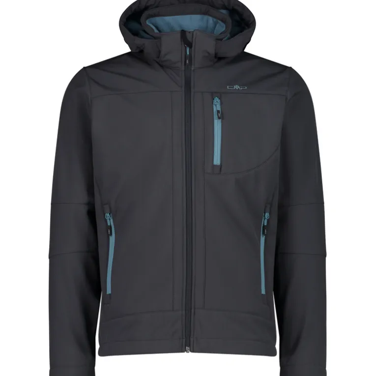 Herren Zip Hoodie Softshell Jacke