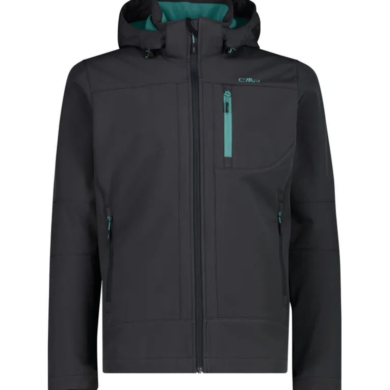 Herren Zip Hoodie Softshell Jacke