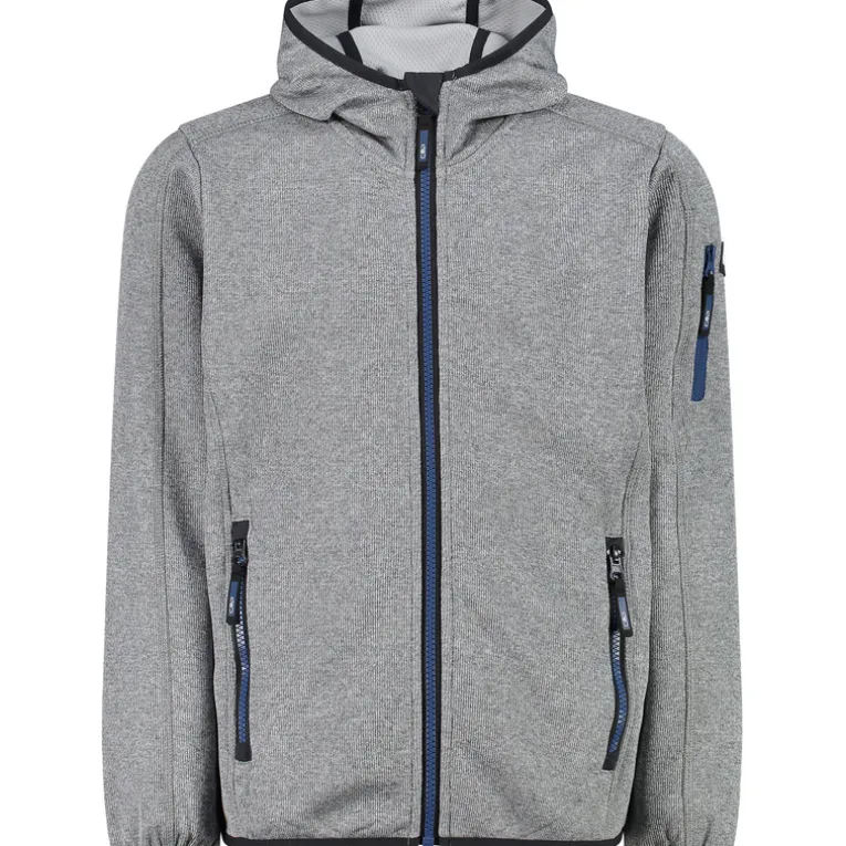 Kinder Boys Knit Tech Jacke