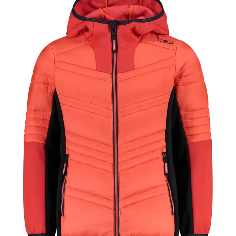 Kinder Hybrid Hoodie Jacke