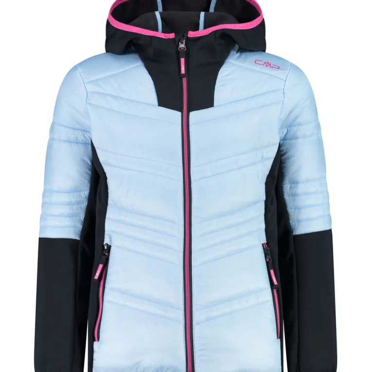 Kinder Hybrid Hoodie Jacke