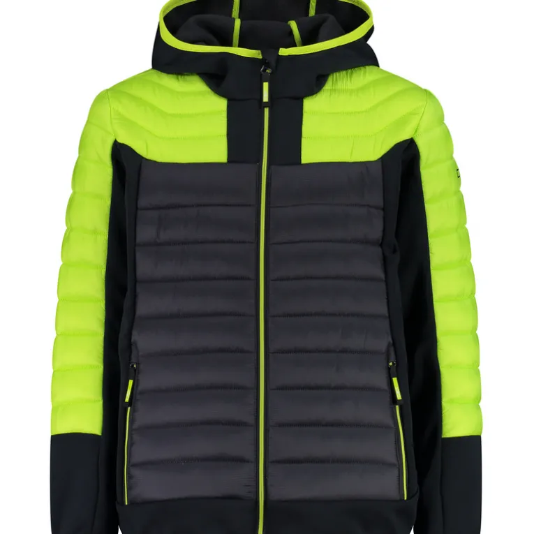 Kinder Hybrid Hoodie Jacke