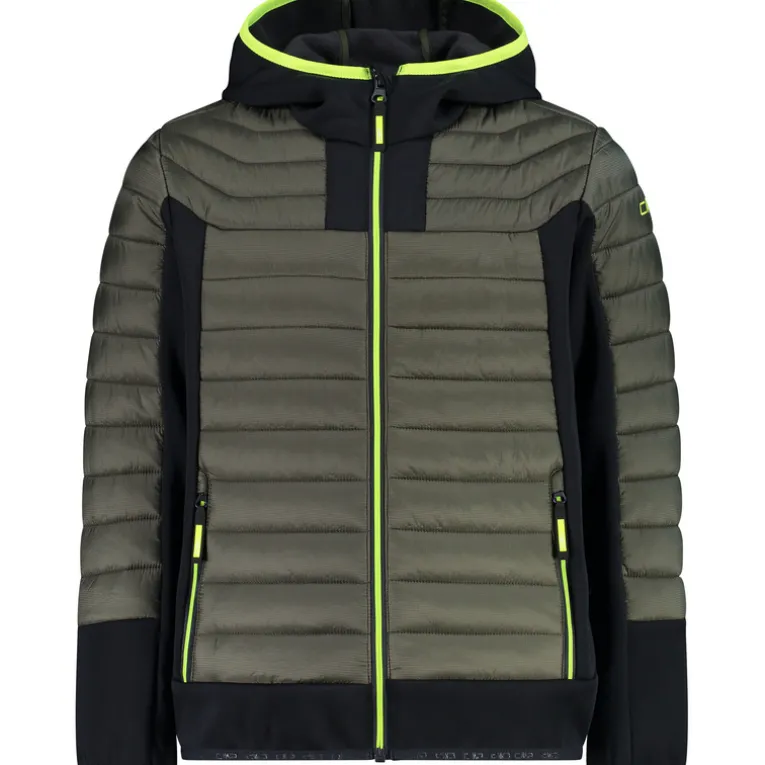 Kinder Hybrid Hoodie Jacke