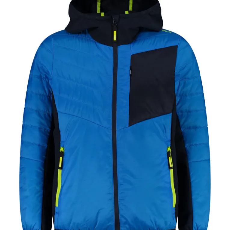 Kinder Hybrid Hoodie Jacke
