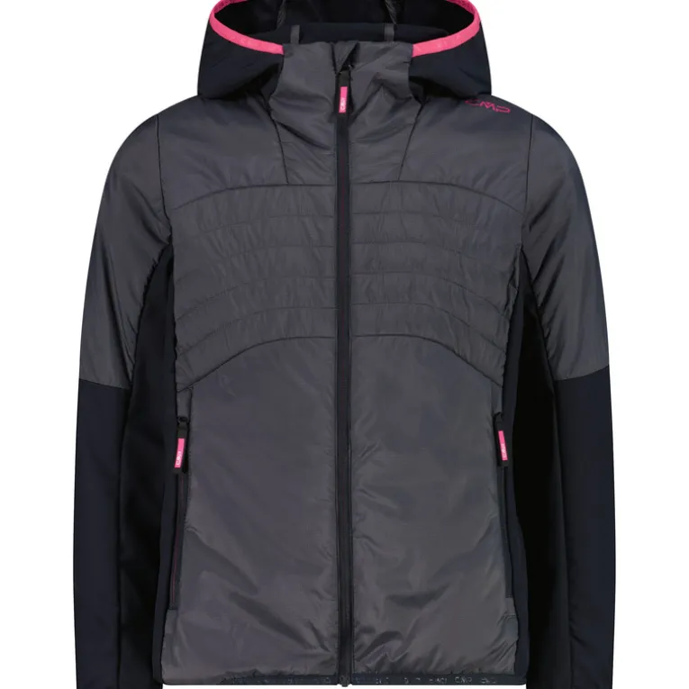 Kinder Hybrid Hoodie Jacke