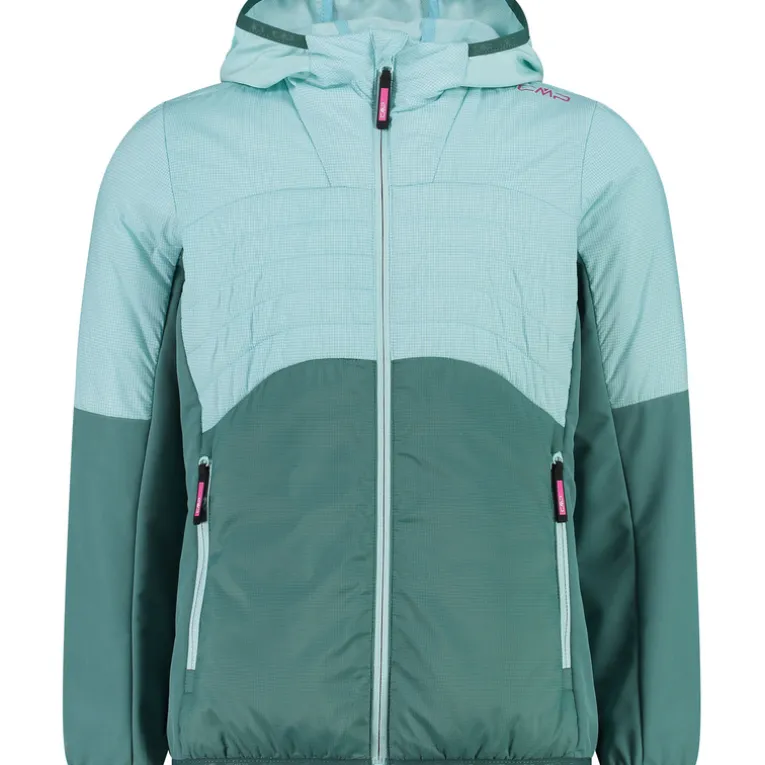 Kinder Hybrid Hoodie Jacke