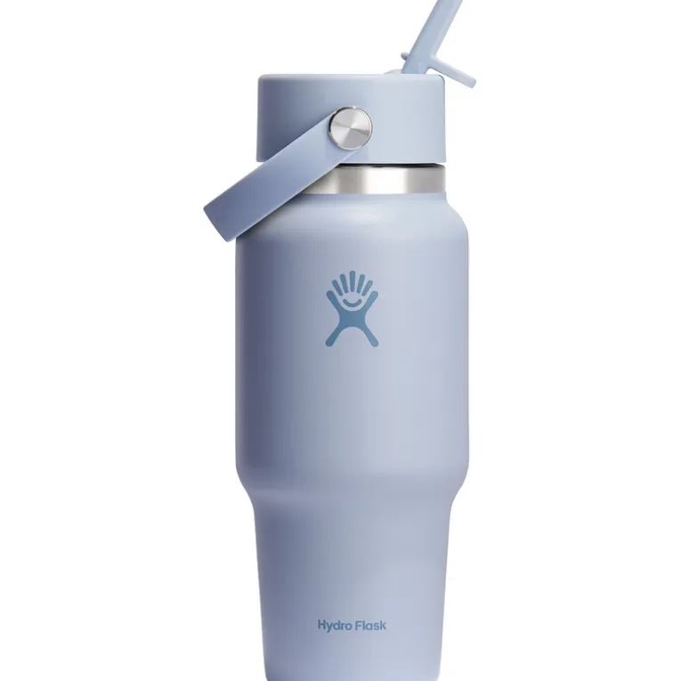 24oz Wide Flex Straw Travel Isolierflasche