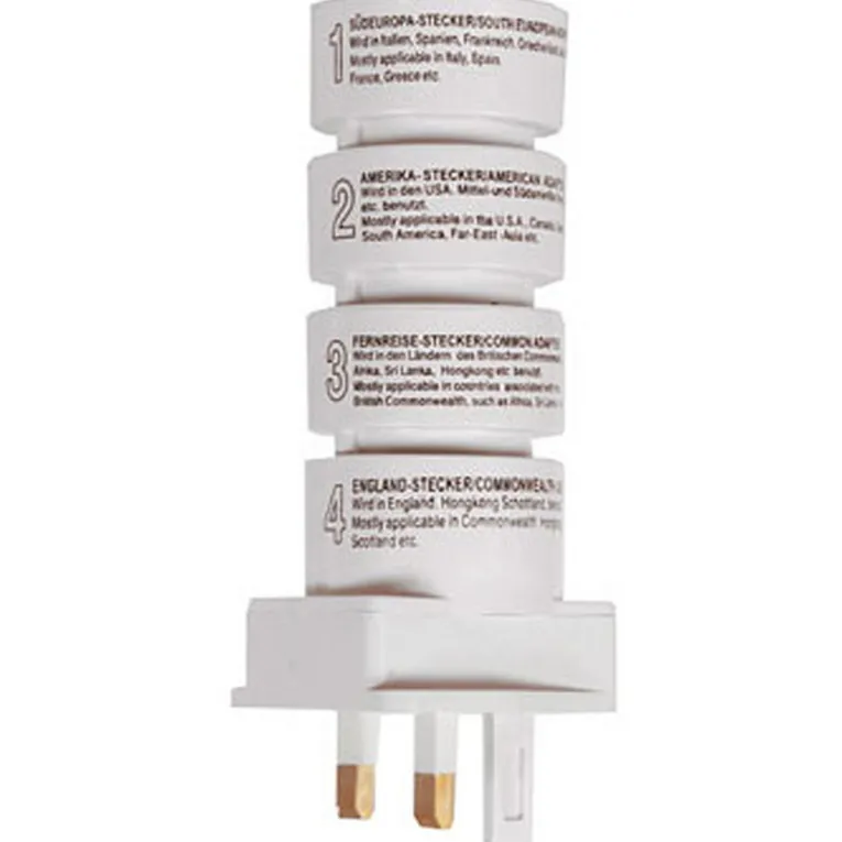 Steckeradapter 'Welt Set' mit 4 Adaptern